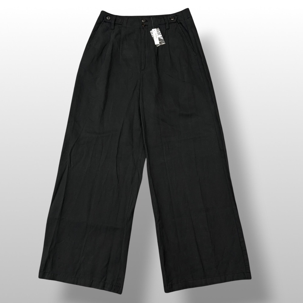 Madewell Black Wide Leg Pants